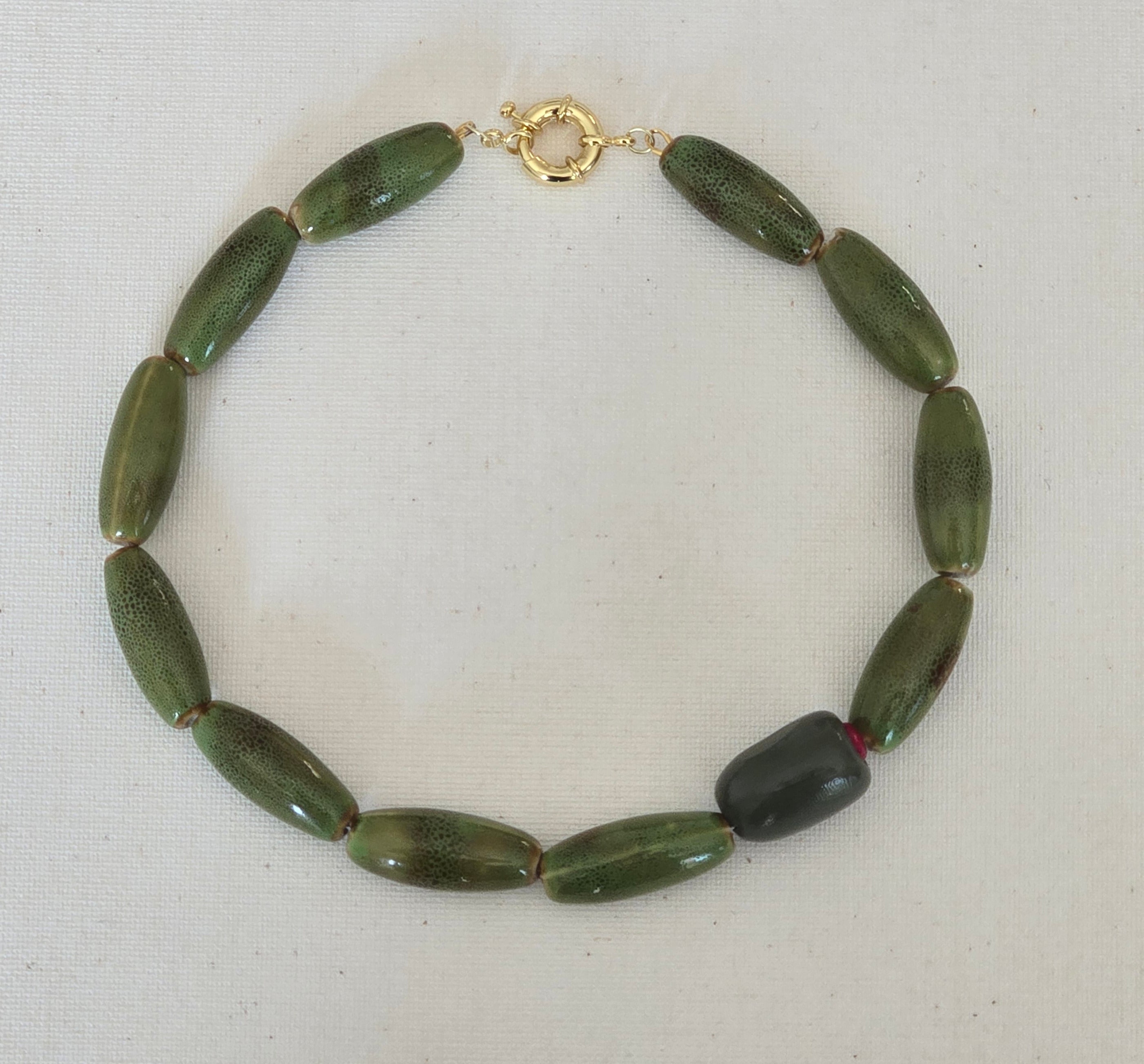 Cheeky Olive Choker
